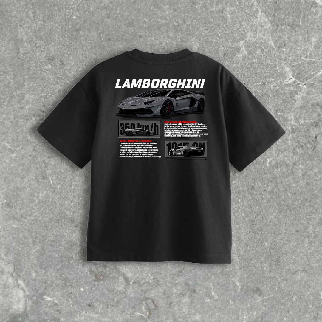 Lamborghini KOSZULKA Z TYLEM